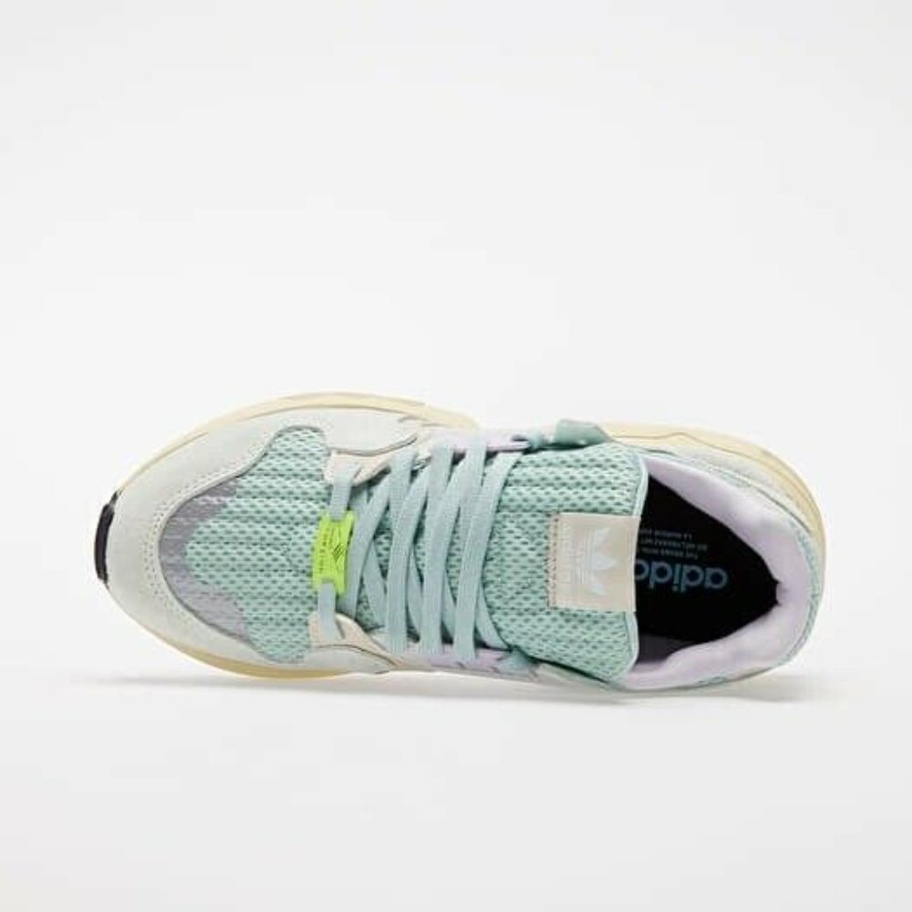 Adidas Originals ZX Torsion Mens Athletic Shoe White Green EF4378 NEW Size 7.5 - Picture 3 of 8